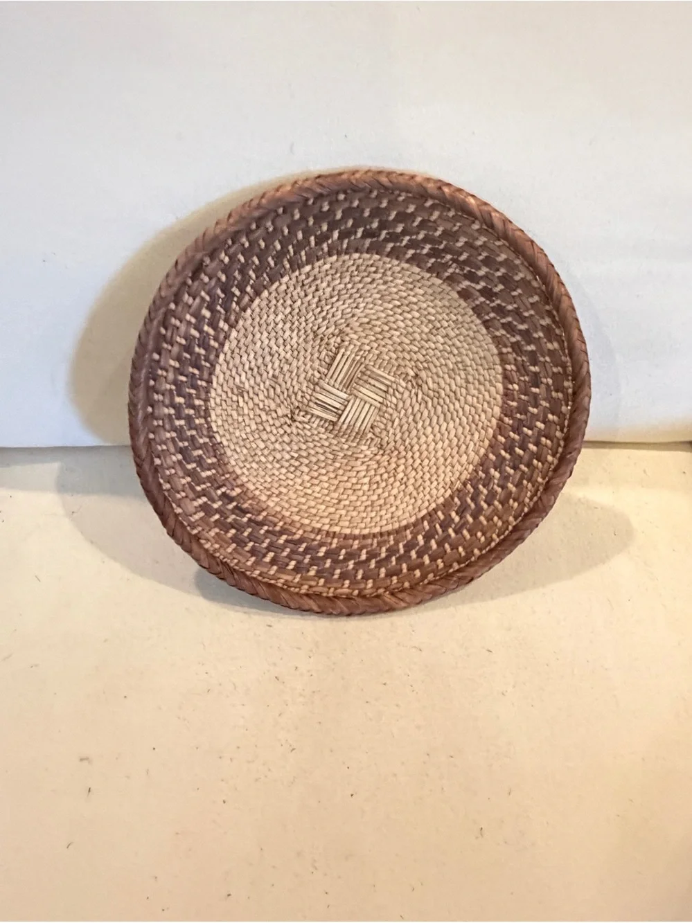 NEW Africa Woven Basket. Made by the Binga people of Zambia/Zimbabwe 10.5”